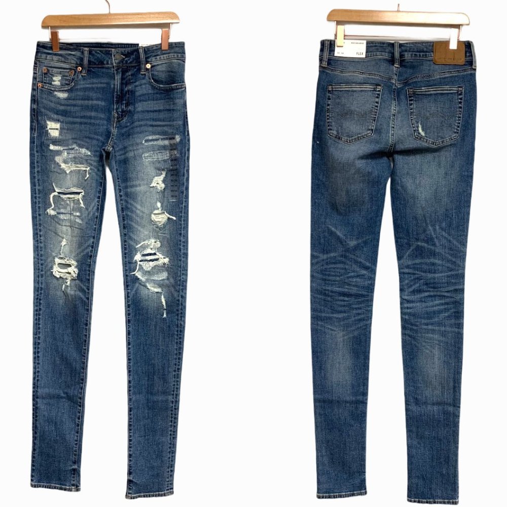 AE NE(X)T LEVEL AIRFLEX SKINNY STACKED JEA… - Picture 1 of 8
